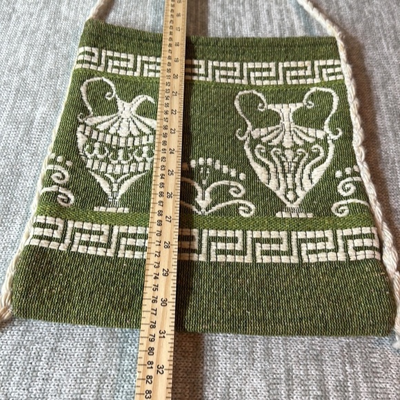 Vintage woven Greek style cross body bag - Picture 9 of 15